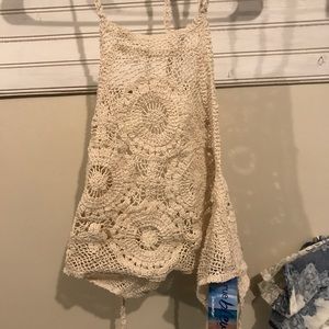 Crochet swim top